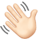 Hand waving icon
